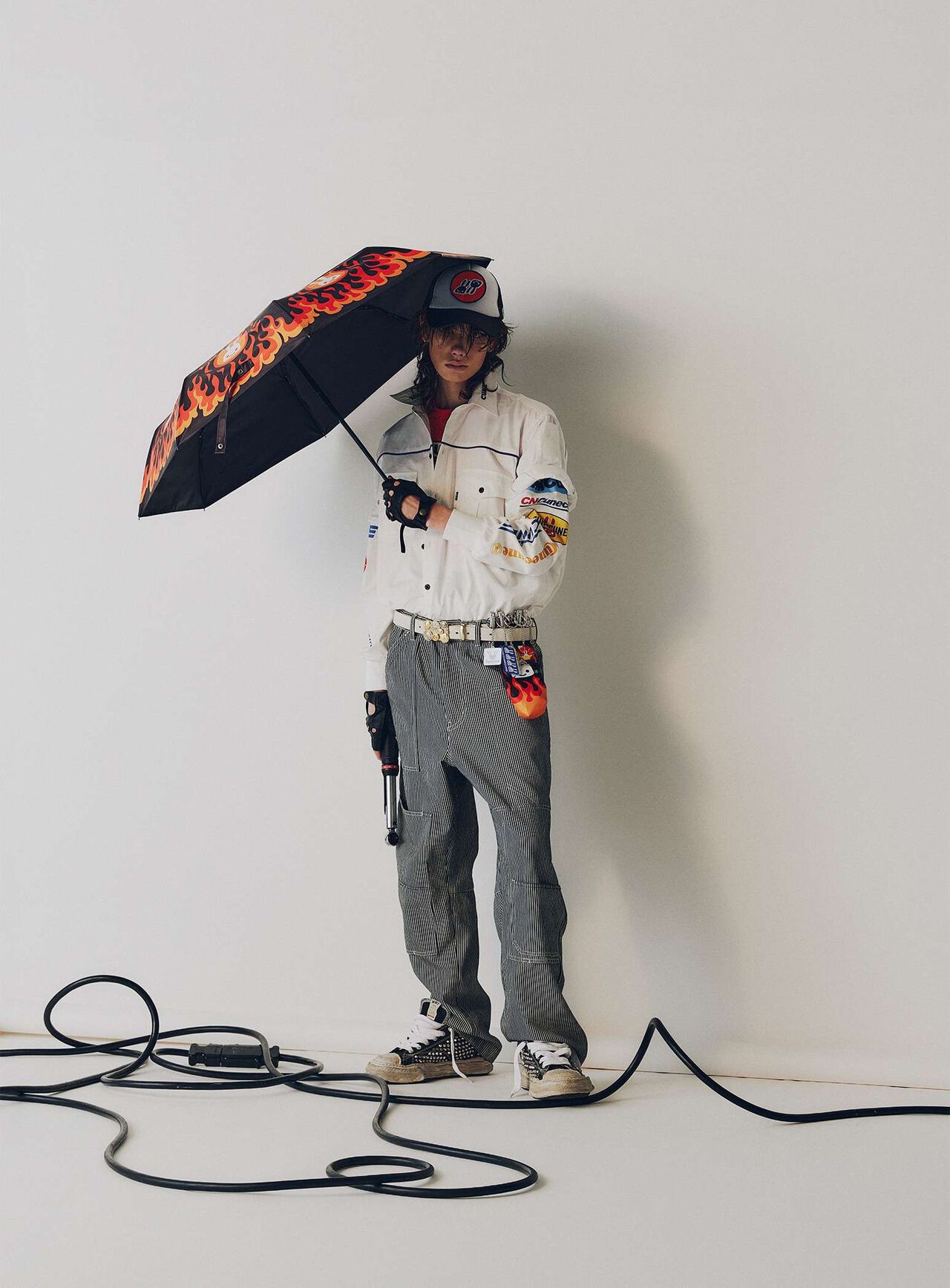 Fire Umbrella: All-Weather Folding Umbrella,ONE, large image number 3