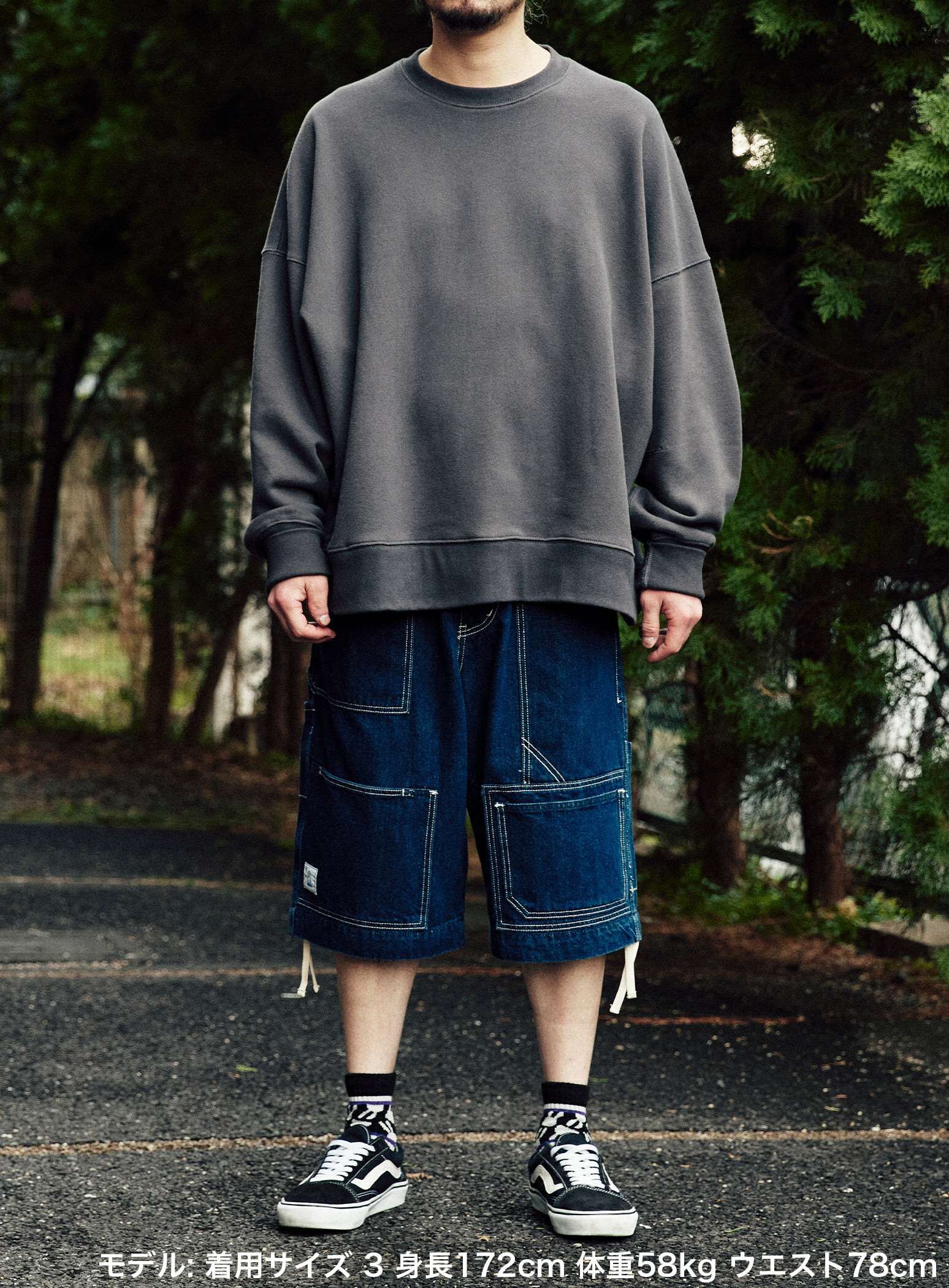 CUNE WORK Painter Shorts Denim OW