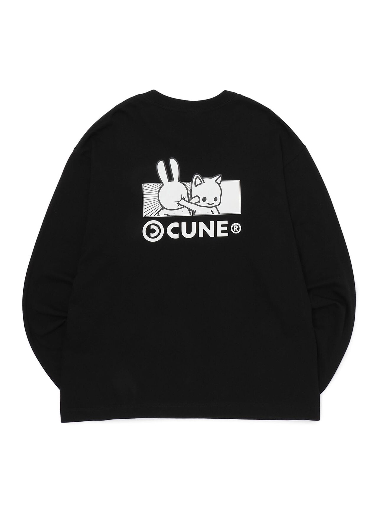 CUNE L/S Tee Battle,BLACK, large image number 7