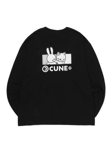 CUNE L/S Tee Battle,BLACK, small image number 7