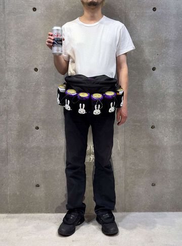 6 Drink Body Bag,BLACK, small image number 4