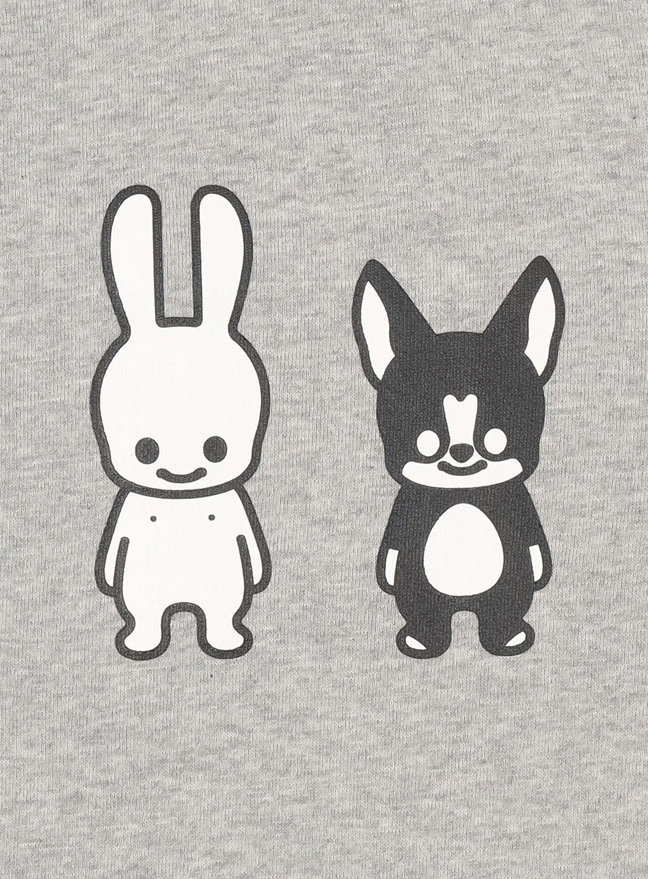 CUNE ZIP PARKA Boston Terrier,GRAY, large image number 5