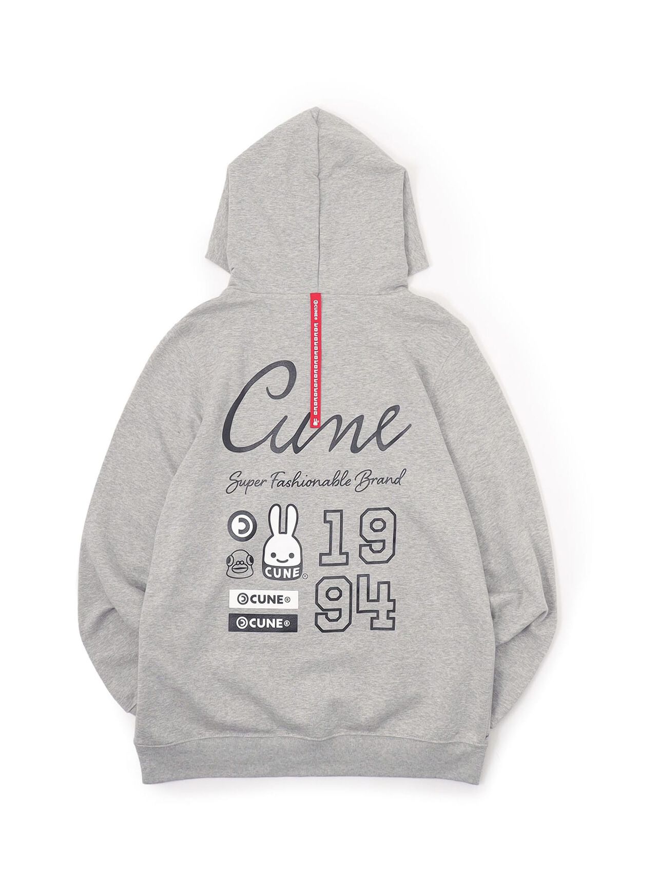 CUNE PULL PARKA - Simple Logo,GRAY, large image number 0