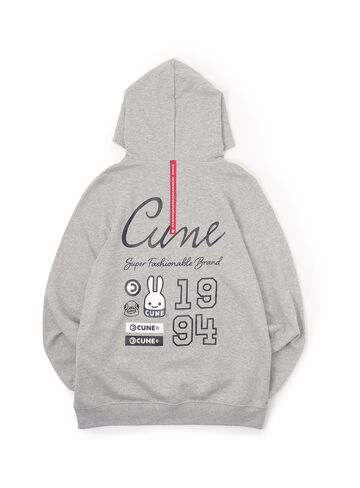 CUNE PULL PARKA - Simple Logo,GRAY, small image number 0