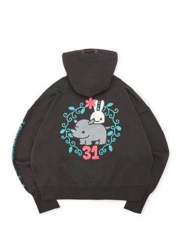 31st ANNIV Heavyweight Big Zip Hoodie - Sai,C.GRAY, small image number 0