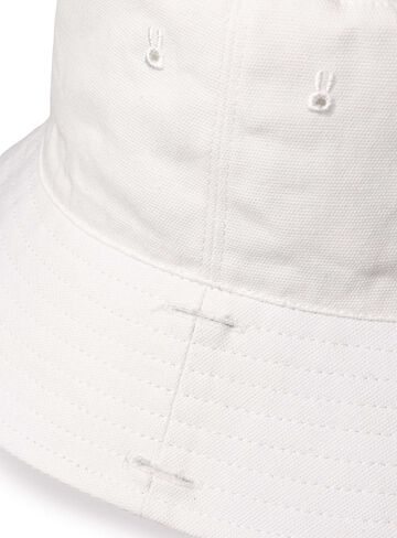 Bucket Hat with Tape Strap,WHITE, small image number 5