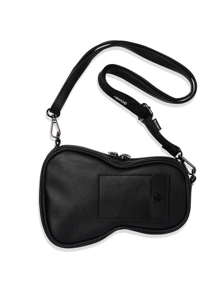 Synthetic leather rabbit shoulder pouch bag,, medium