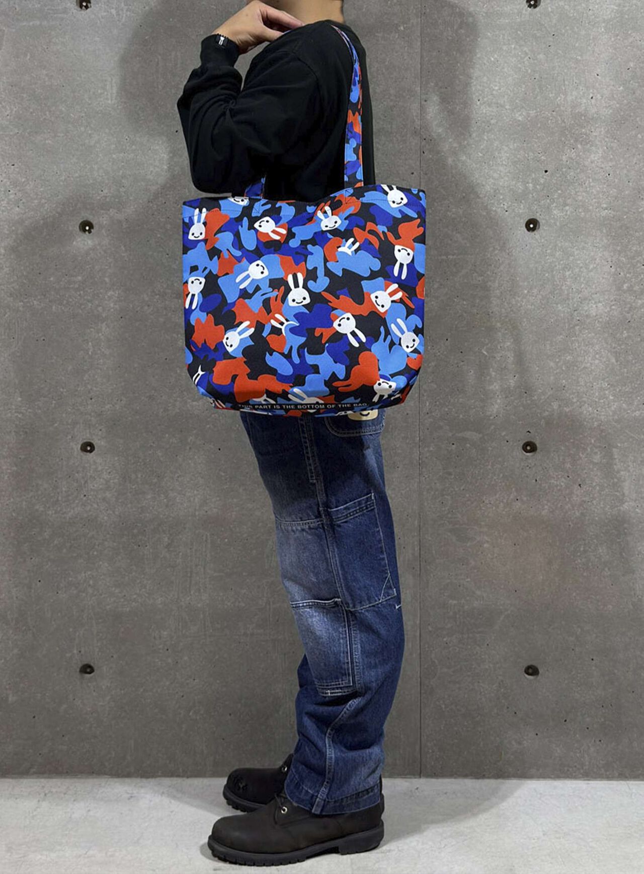 CUNE Toxic Camo Tote Bag,MULTI, large image number 4