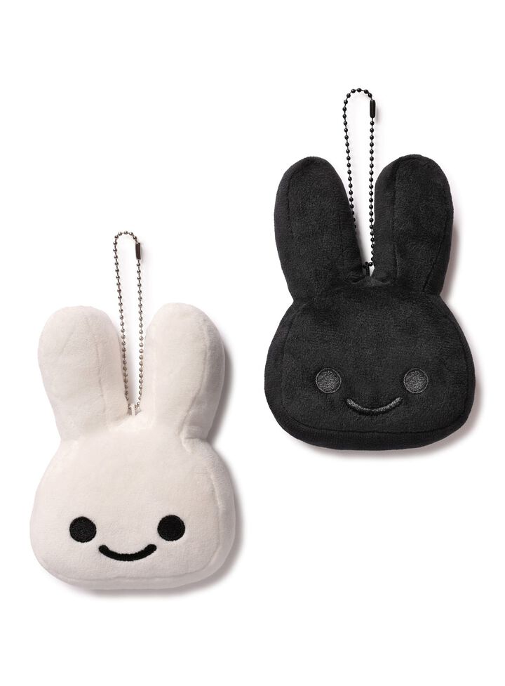 Plush rabbit key chain,, medium