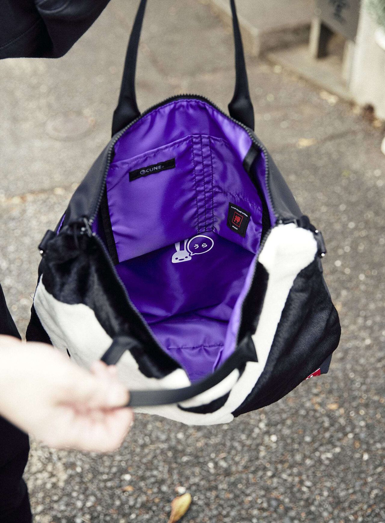 Fur tote bag,, large image number 11