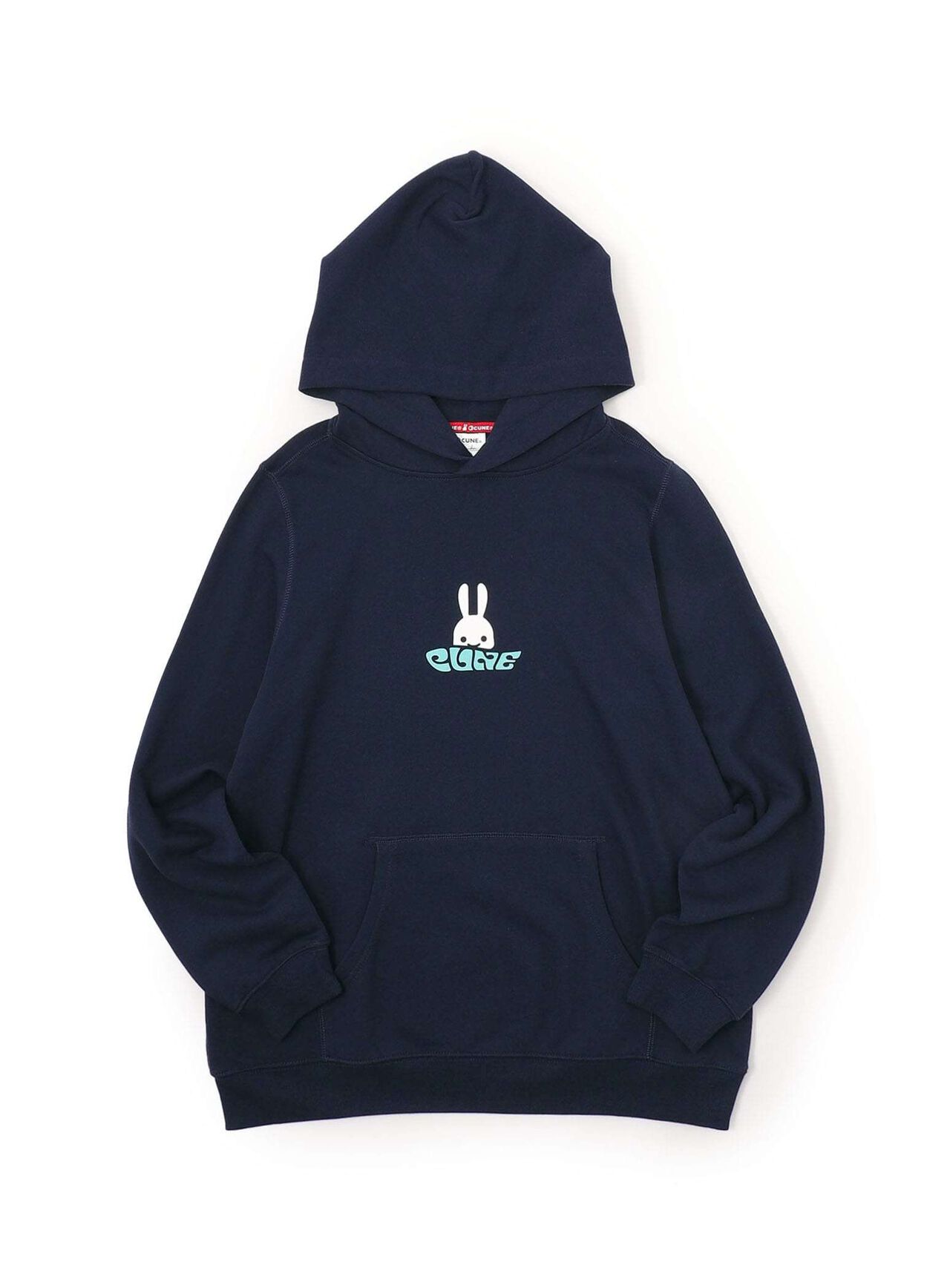 CUNE Logo Pull Parka,BLACK, large image number 8