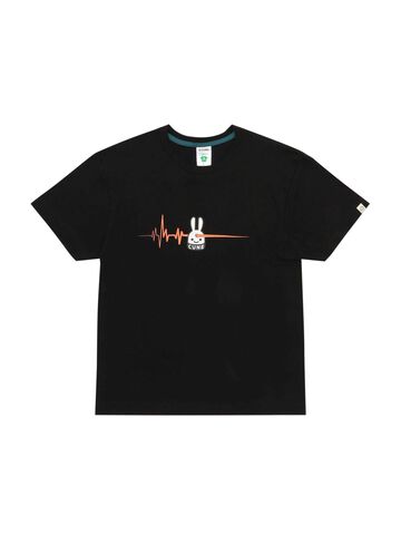 S/S Tee Waveform,BLACK, small image number 0