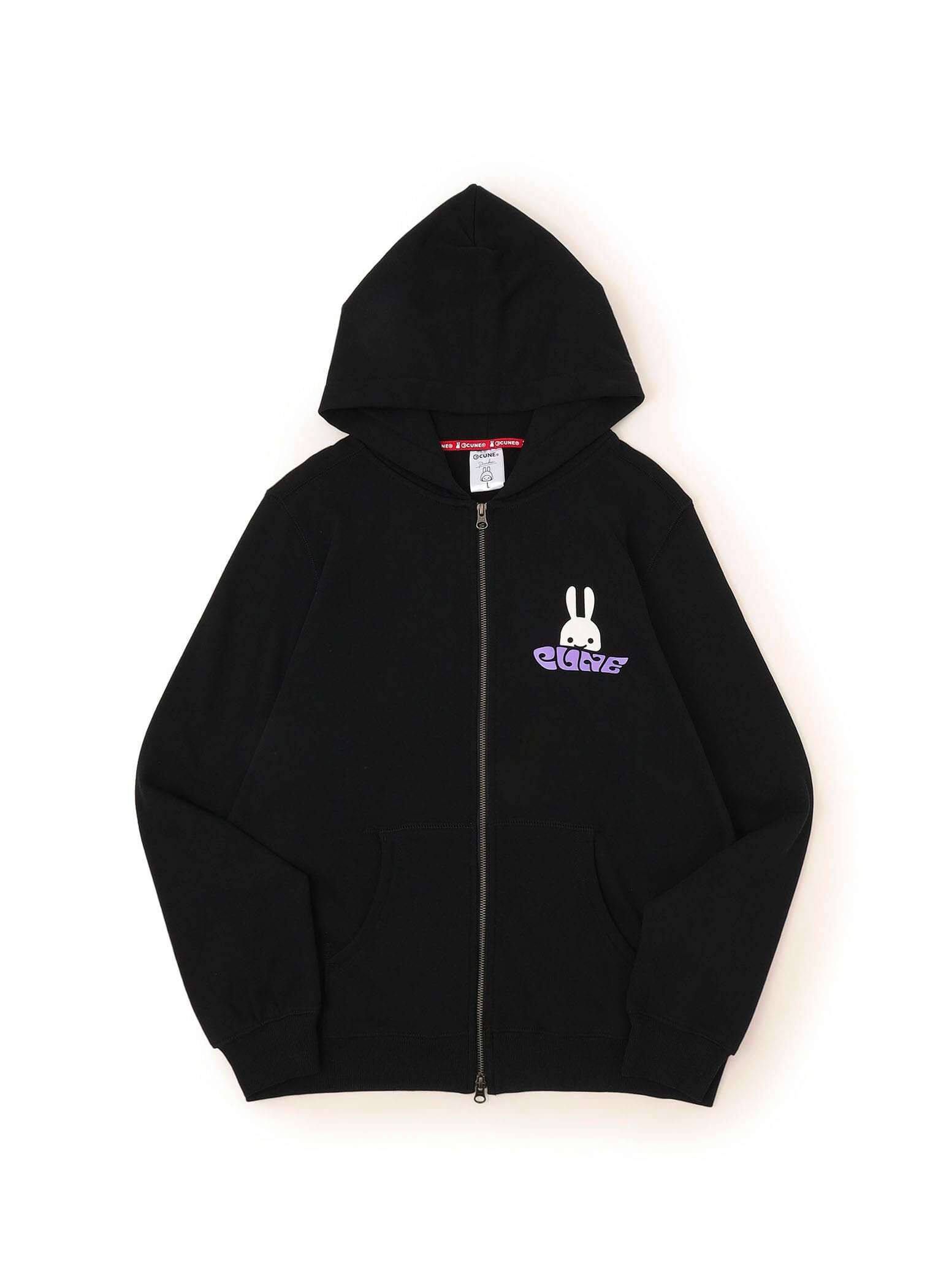CUNE マウンテンパーカー CUNE Logo Zip Parka