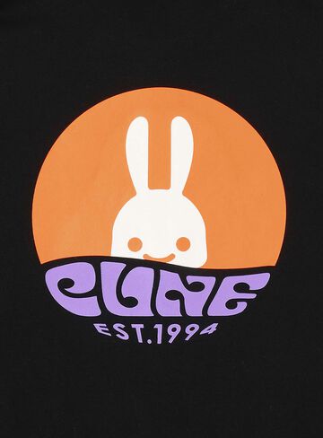 CUNE Logo Zip Parka,BLACK, small image number 6