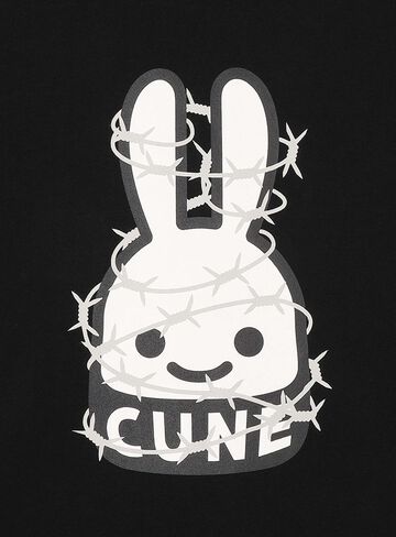 CUNE ZIP PARKA with Barbed Wire,BLACK, small image number 6