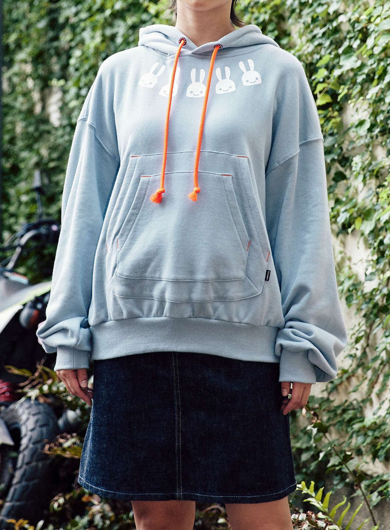 Layered Pocket Wide Pullover Hoodie,, large image number 9