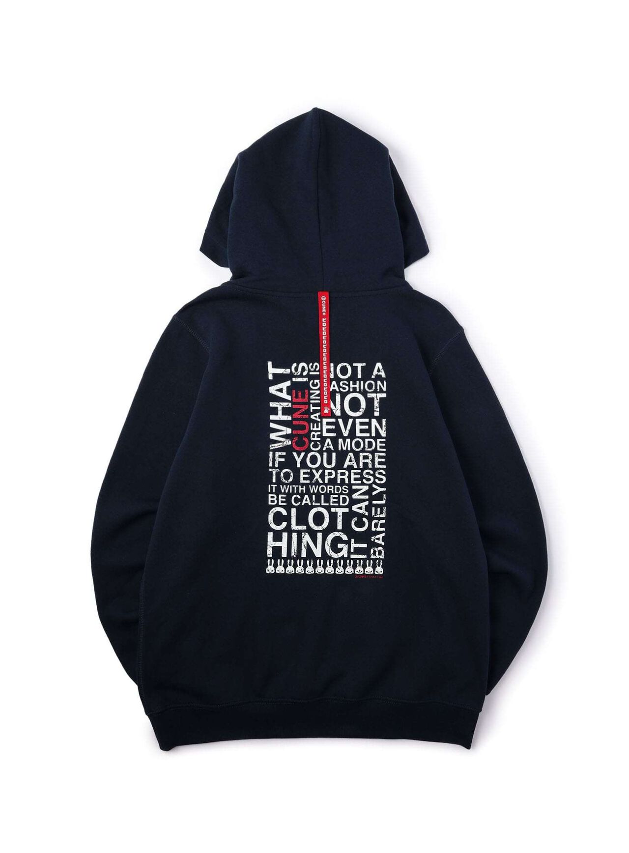 CUNE PULL PARKA Random Text,NAVY, large image number 0