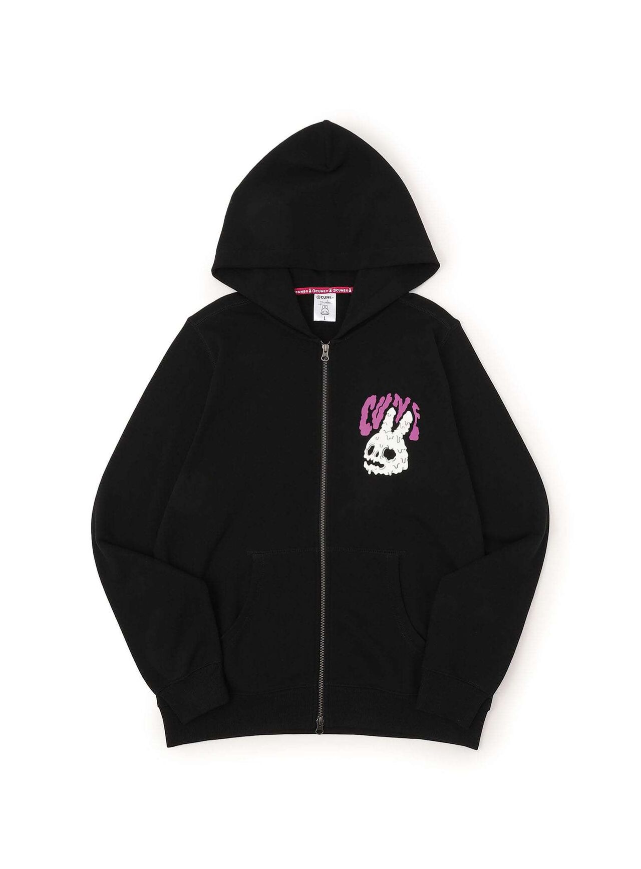 CUNE ZIP PARKA - "Erosion",BLACK, large image number 8