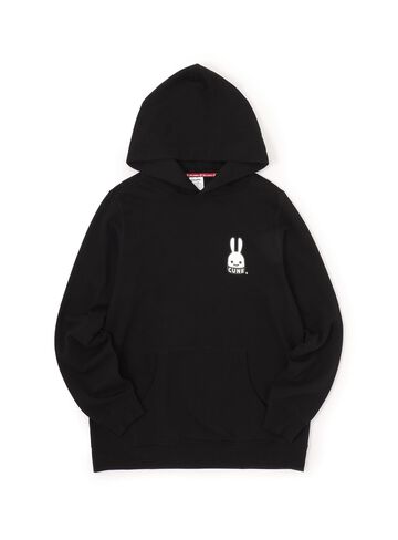 CUNE Rabbit Pull Parka,BLACK, small image number 1