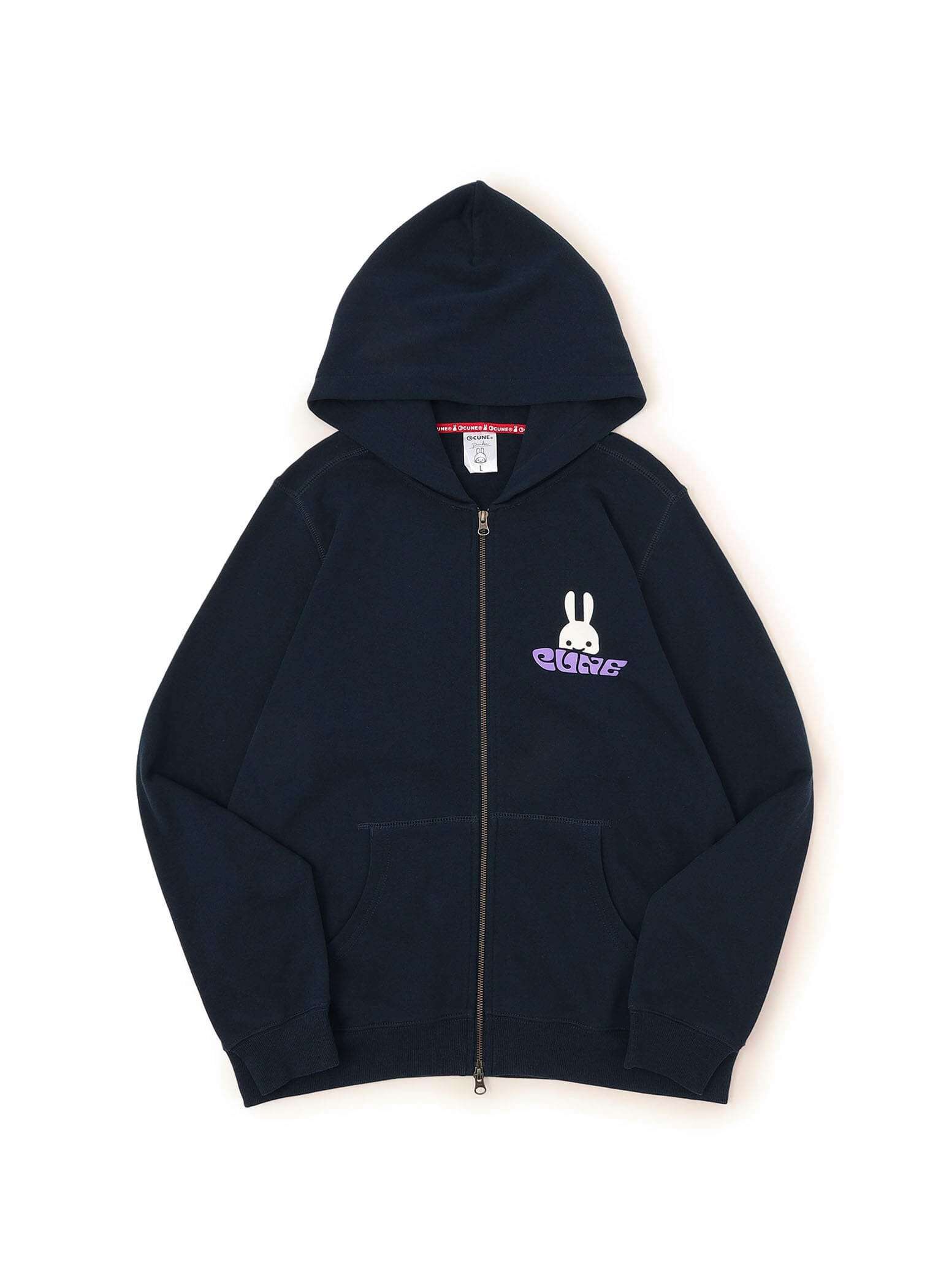 CUNE ブラック ジャンパー サイズ3 CUNE Logo Zip Parka