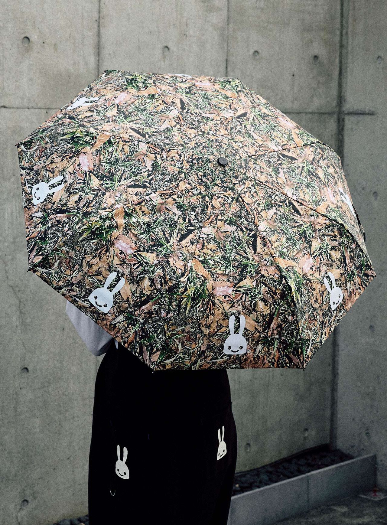 Dual-Use Folding Umbrella - Real Leaf Camouflage,ONE, large image number 3