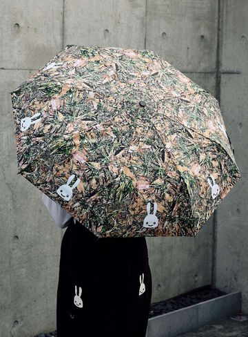 Dual-Use Folding Umbrella - Real Leaf Camouflage,ONE, small image number 3