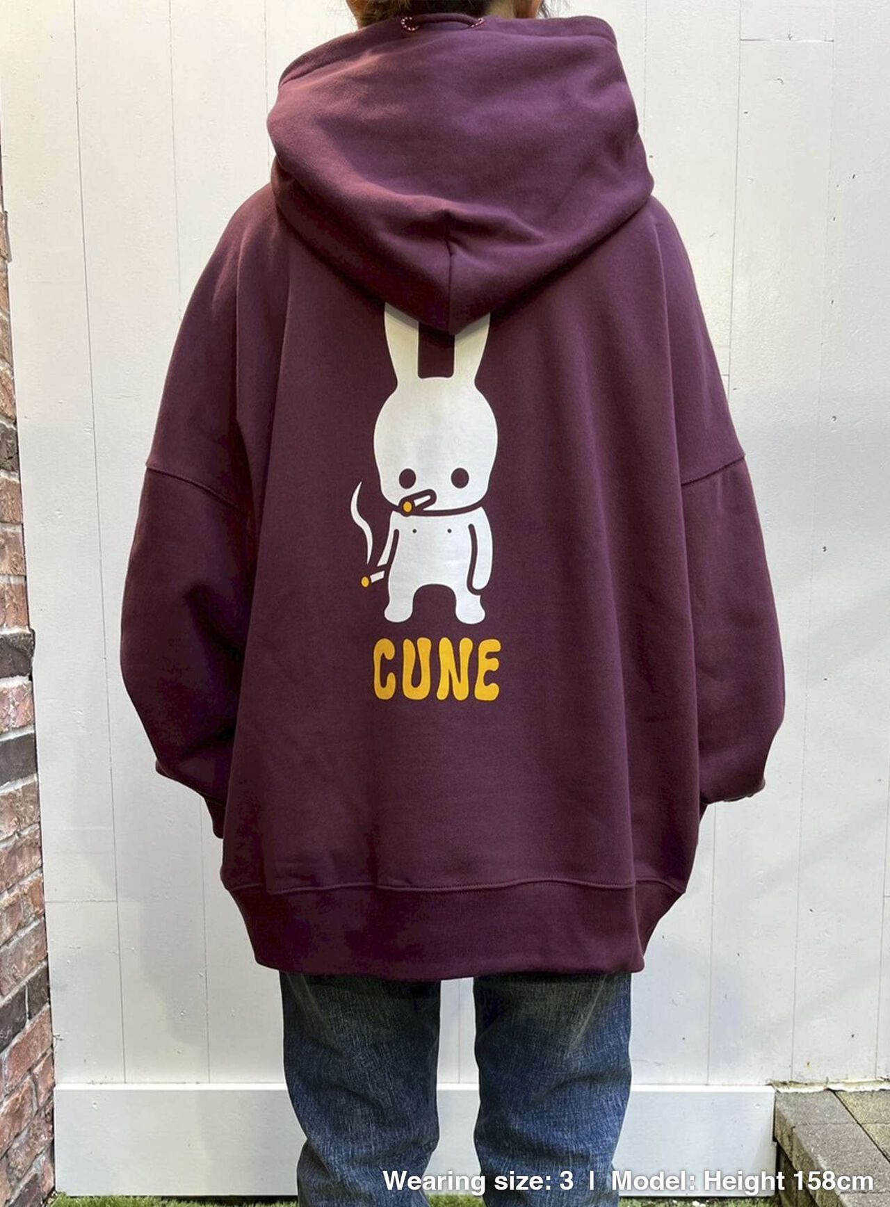 Heavyweight Big Hoodie: Tobacco and Bunny,, large image number 9