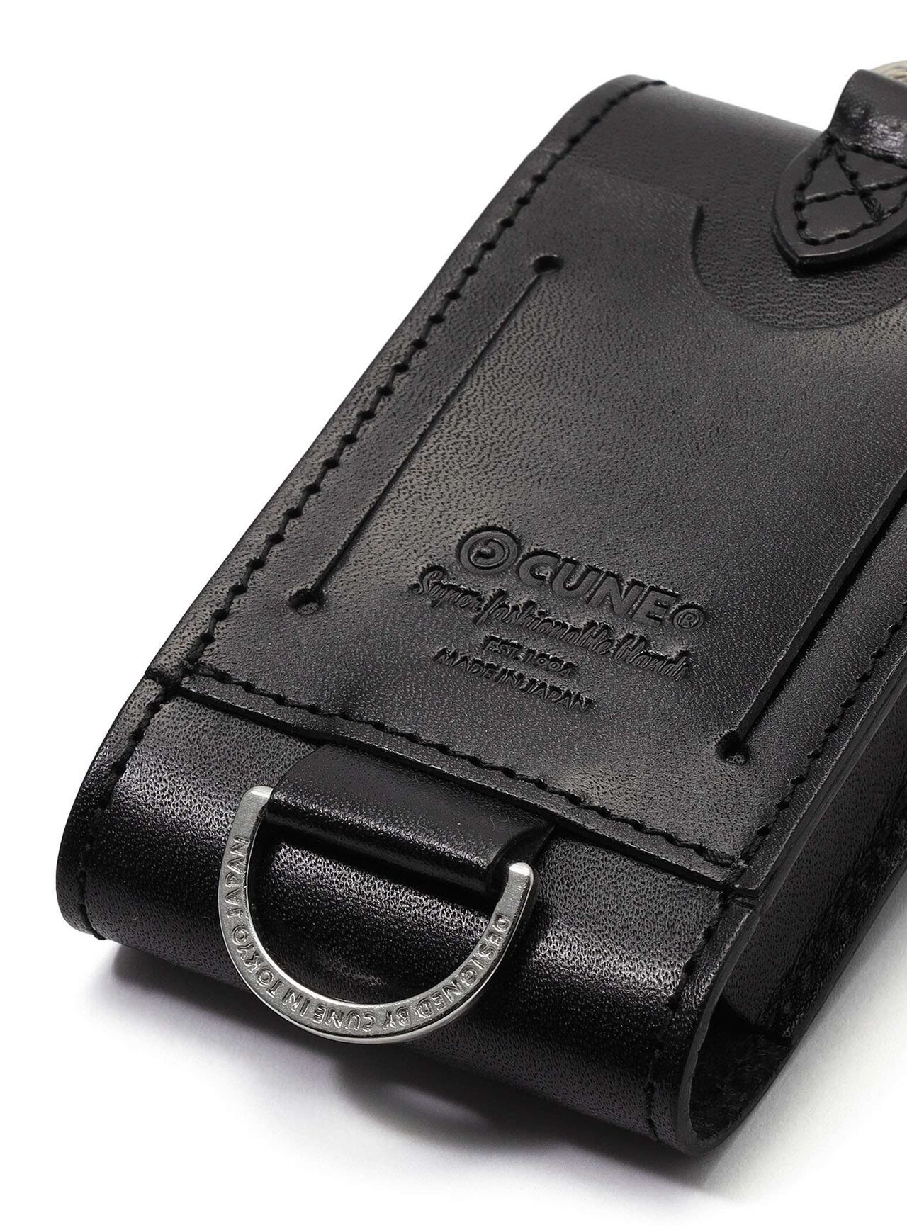 Leather Cigarette Case,BLACK, large image number 5