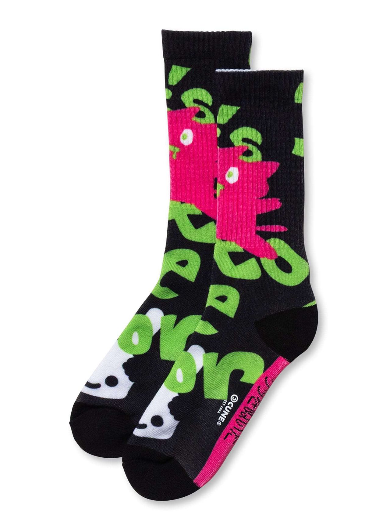 Favorite Print Socks,BLACK, large image number 0