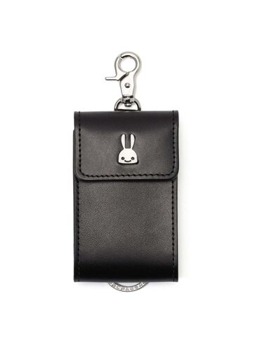 Leather Cigarette Case,BLACK, small image number 0