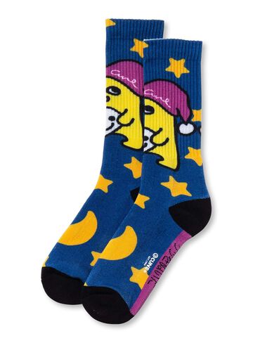 Printed Socks Goodnight,BLUE, small image number 0
