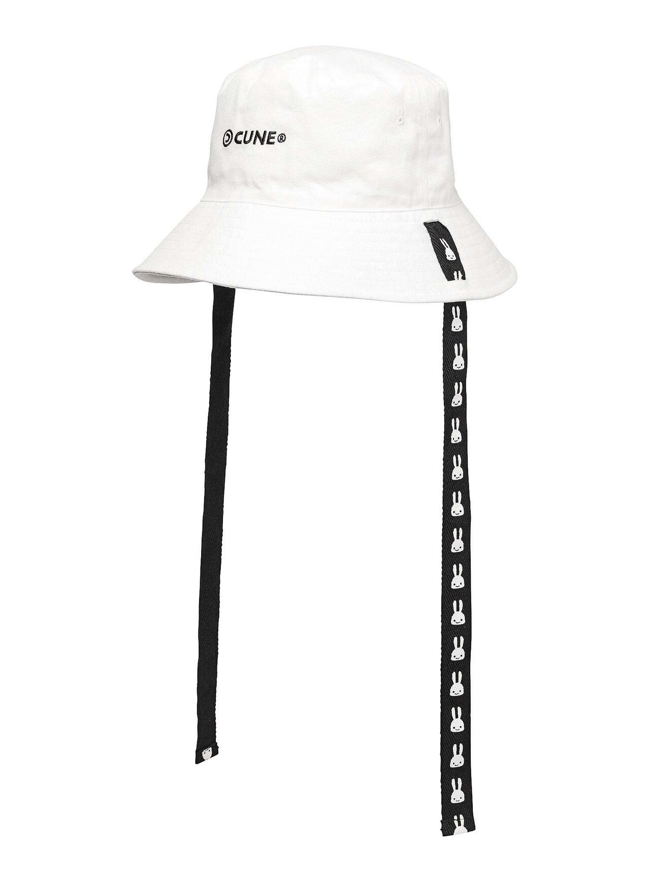 Bucket Hat with Tape Strap,WHITE, large image number 0