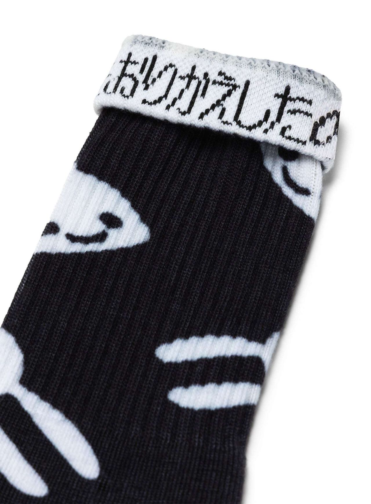 Printed Socks Rabbit,BLACK, large image number 2