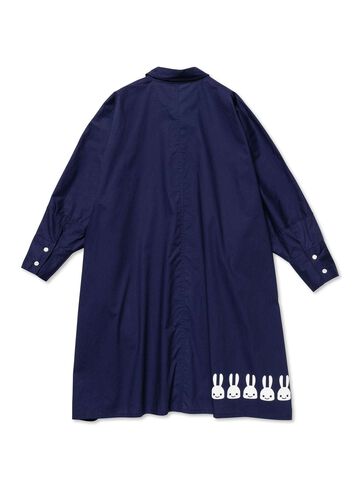 Broadcloth Square Tunic,NAVY, small image number 1