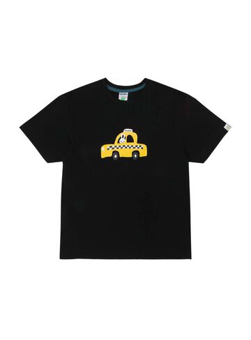 S/S Tee Taxi,BLACK, small image number 0