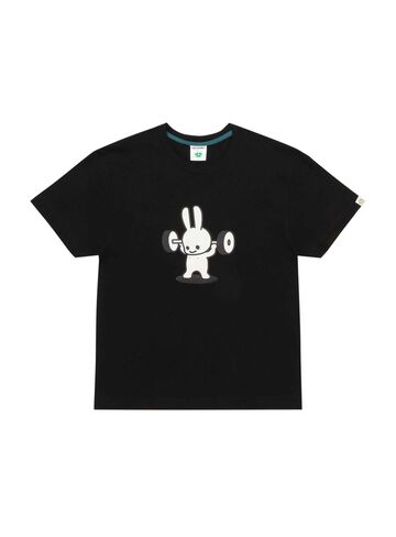S/S Tee Weight,BLACK, small image number 0
