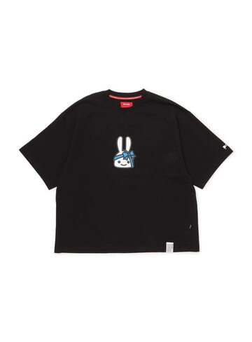 PTGC 2025 WINTER Big Tee with Ribbon,BLACK, small image number 0