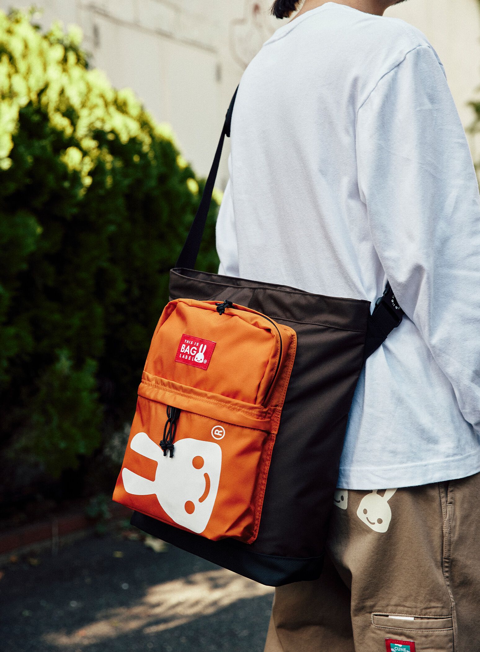 Cordura? Color pocket shoulder bag in Cordura?