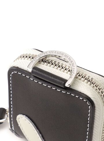 Leather Extra Small Wallet,BLACK, small image number 7