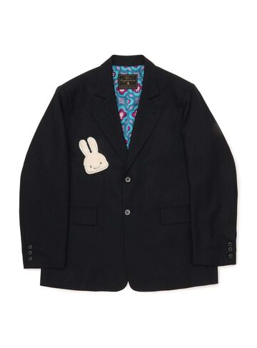 Wool Gabardine 2-Button Tailored Jacket,, small image number 0