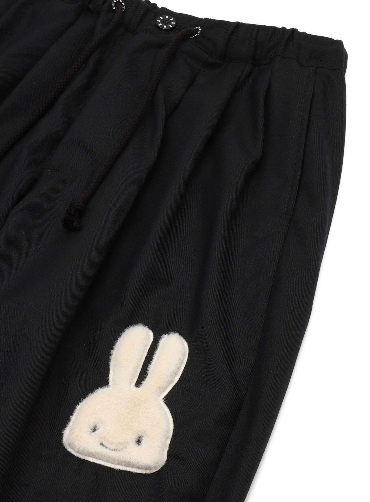 Wool Gabardine Wide Slacks,, large image number 2