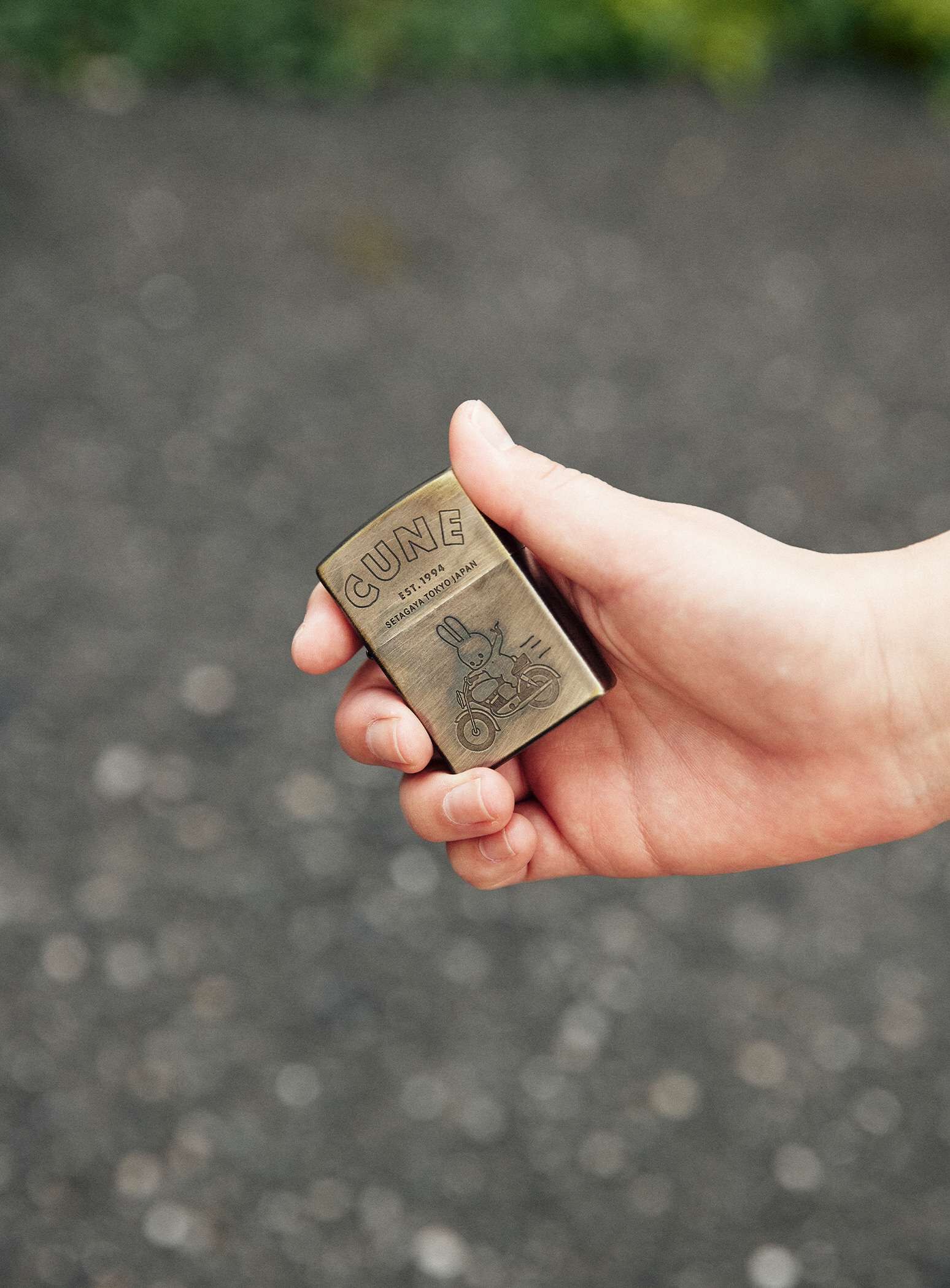 Zippo Lighter - Biker Bunny