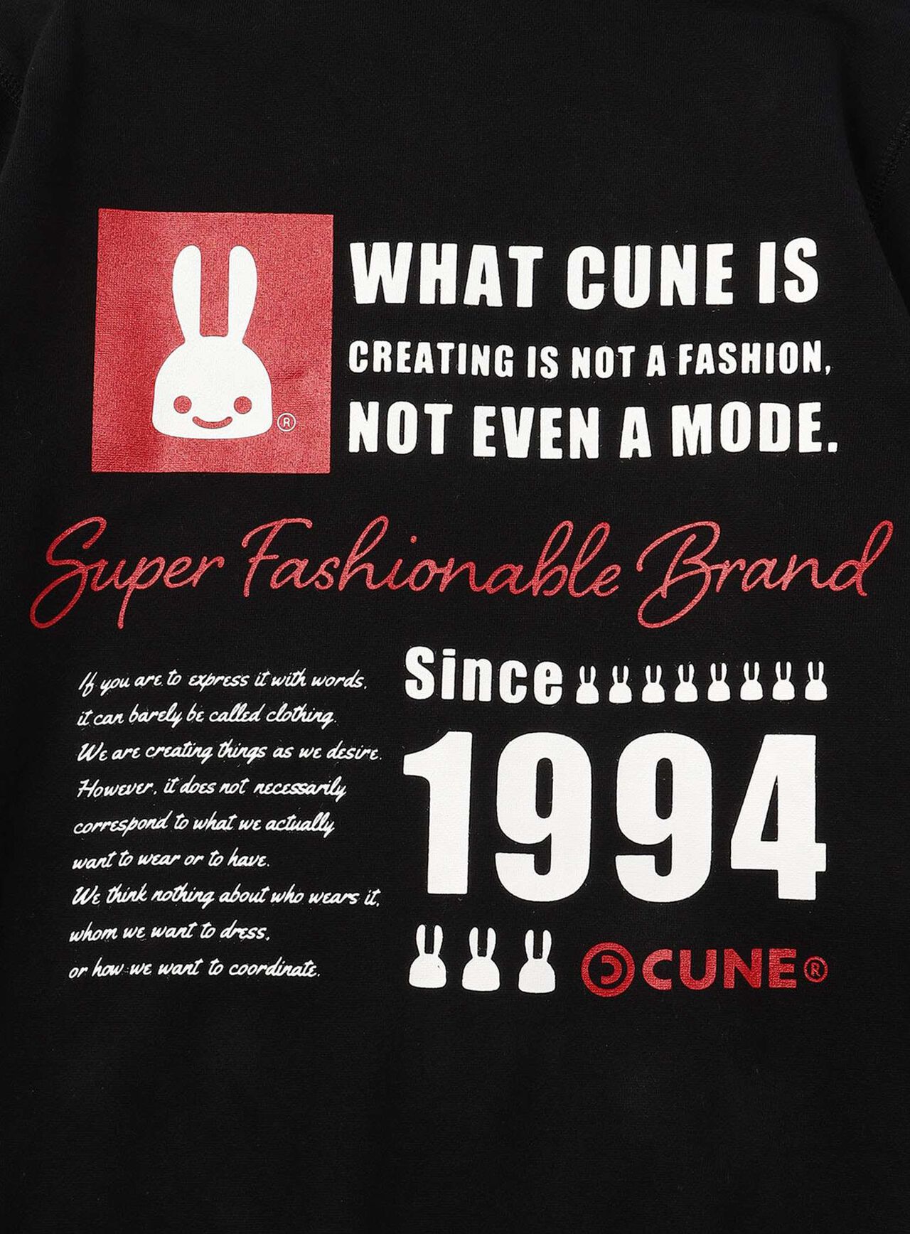 CUNE ZIP PARKA Square Text,GRAY, large image number 6