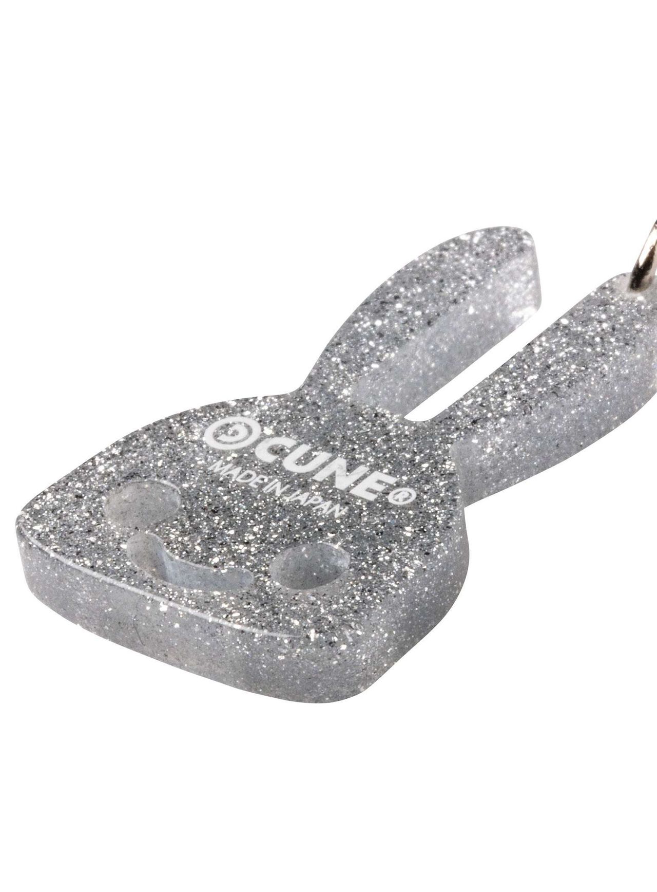 Clear Bunny Earrings 2P,GOLD, large image number 4