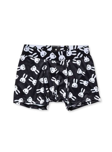 Boxer Brief Rabbit,BLACK, small image number 0