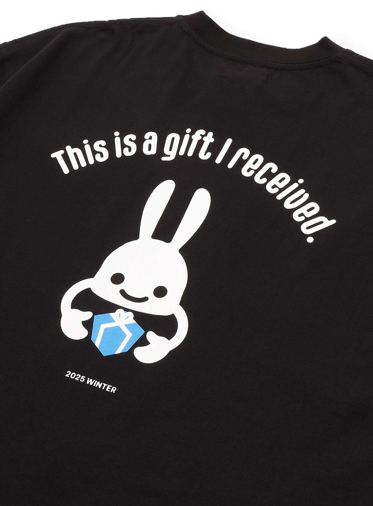 PTGC 2025 WINTER Big Tee with Ribbon,BLACK, large image number 5