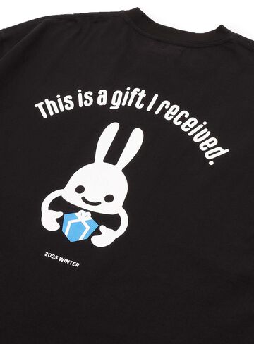 PTGC 2025 WINTER Big Tee with Ribbon,BLACK, small image number 5
