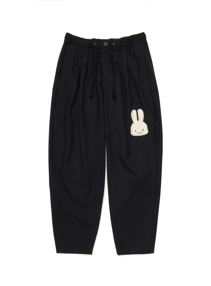 Wool Gabardine Wide Slacks,, medium