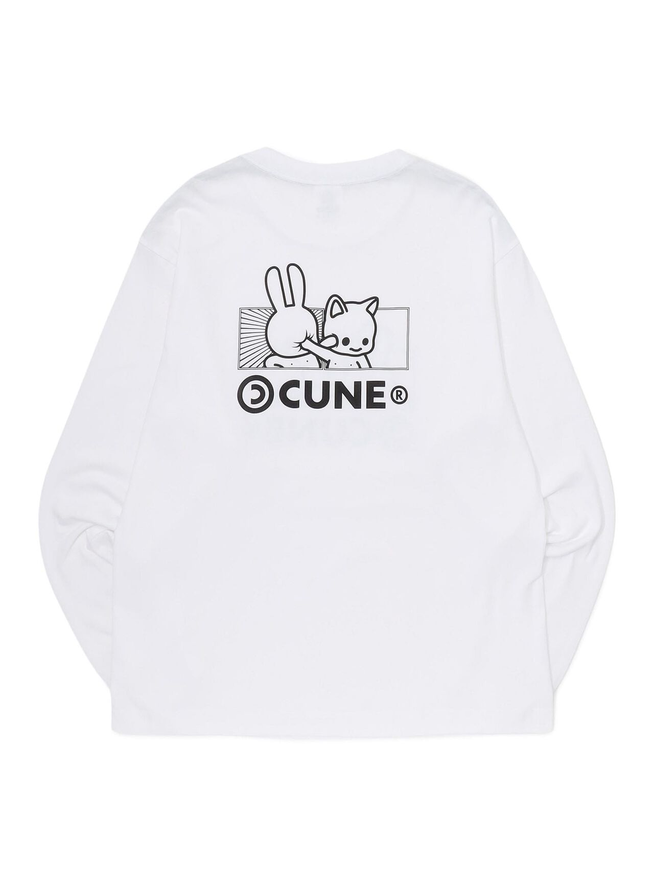 CUNE L/S Tee Battle,BLACK, large image number 1