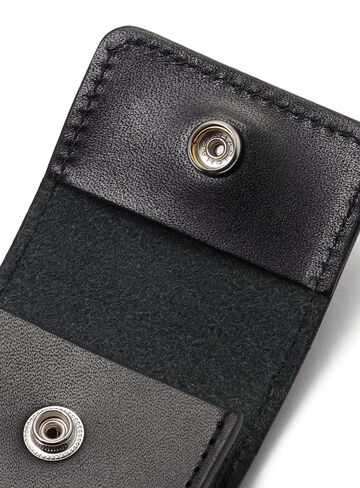 Leather Cigarette Case,BLACK, small image number 4